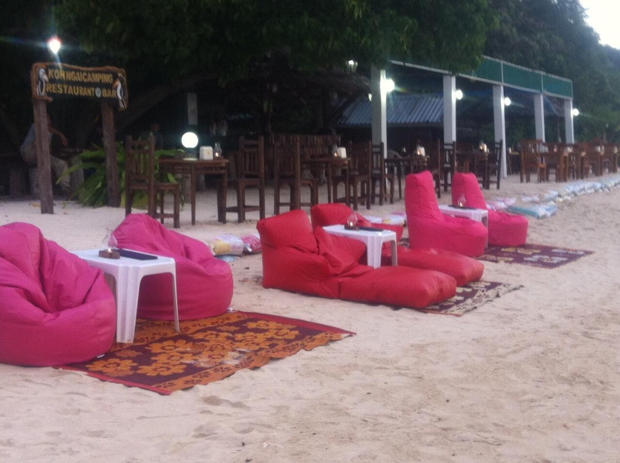 Koh Ngai Camping Restaurant @ Bar Kültér fotó