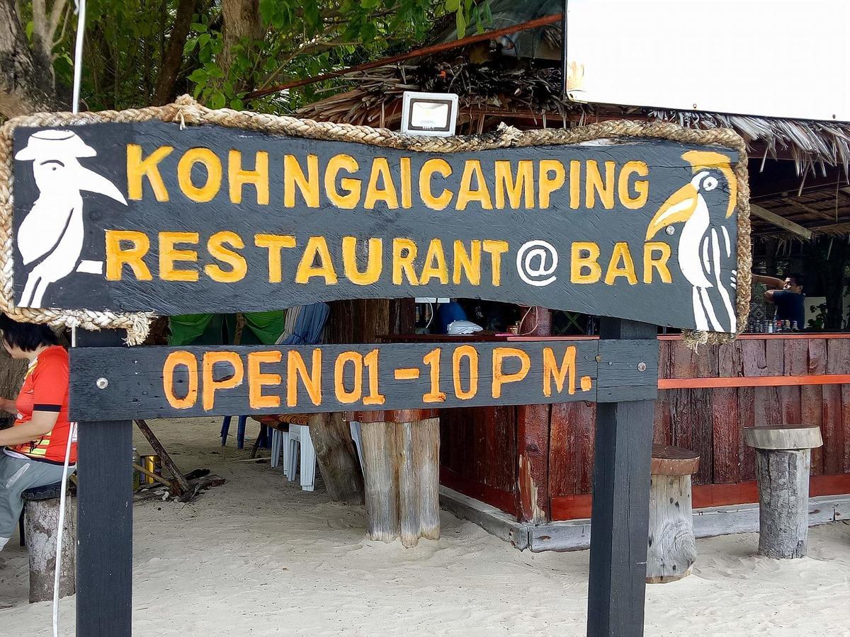 Koh Ngai Camping Restaurant @ Bar Kültér fotó